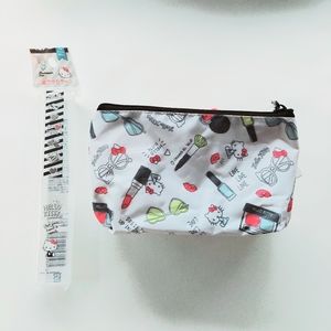 Hello Kitty Make up/Travel Pouch & Toothbrush Holder